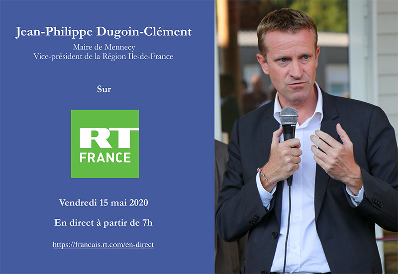 Annonce presse de Jean-Philippe Dugoin-Clément – Vendredi 15 mai à 07h00