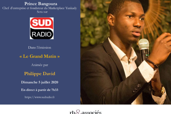 Prince Bangoura, fondateur de la marketplace Yankady invité dans "Le Grand Matin"