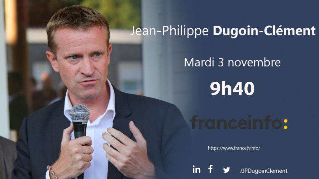 Jean Philippe Dugoin Clément invité de France Info
