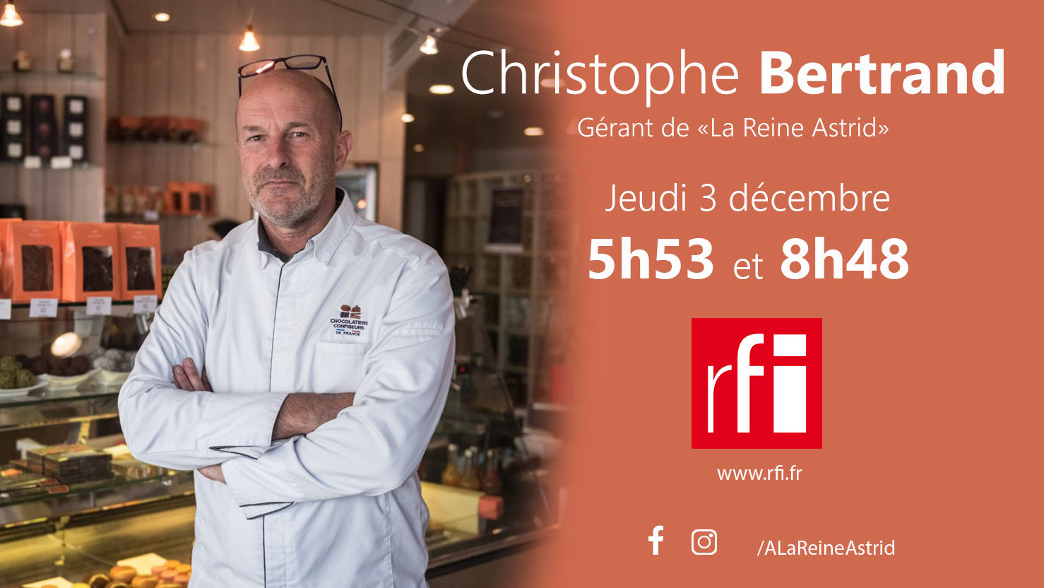 Christophe bertrand sera l'invité de RFI