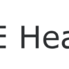 Logo GE Healthcare en bleu et noir.