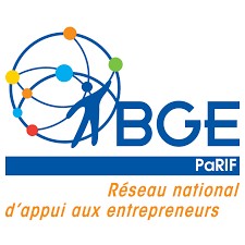 Logo BGE ParIF, soutien aux entrepreneurs.