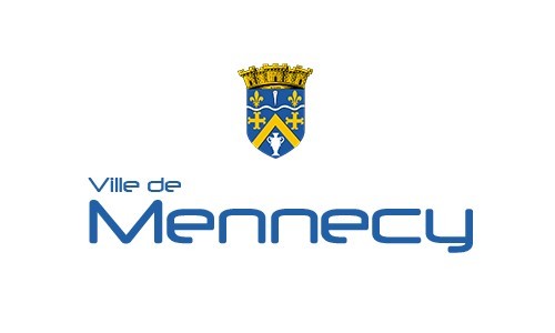 Logo de la ville de Mennecy, France.